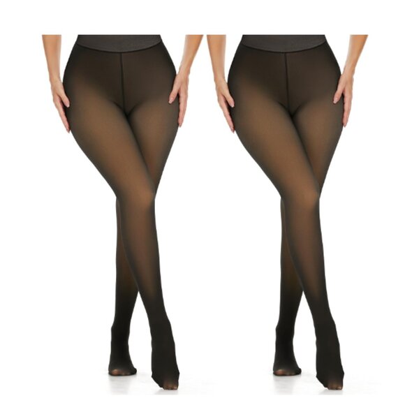 Source Unknown Accessories - Warm Thermal Panyhose - 2 Pair